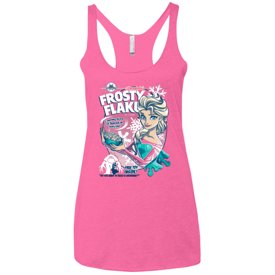 T-Shirts Vintage Pink / X-Small Frosty Flakes Women's Triblend Racerback Tank