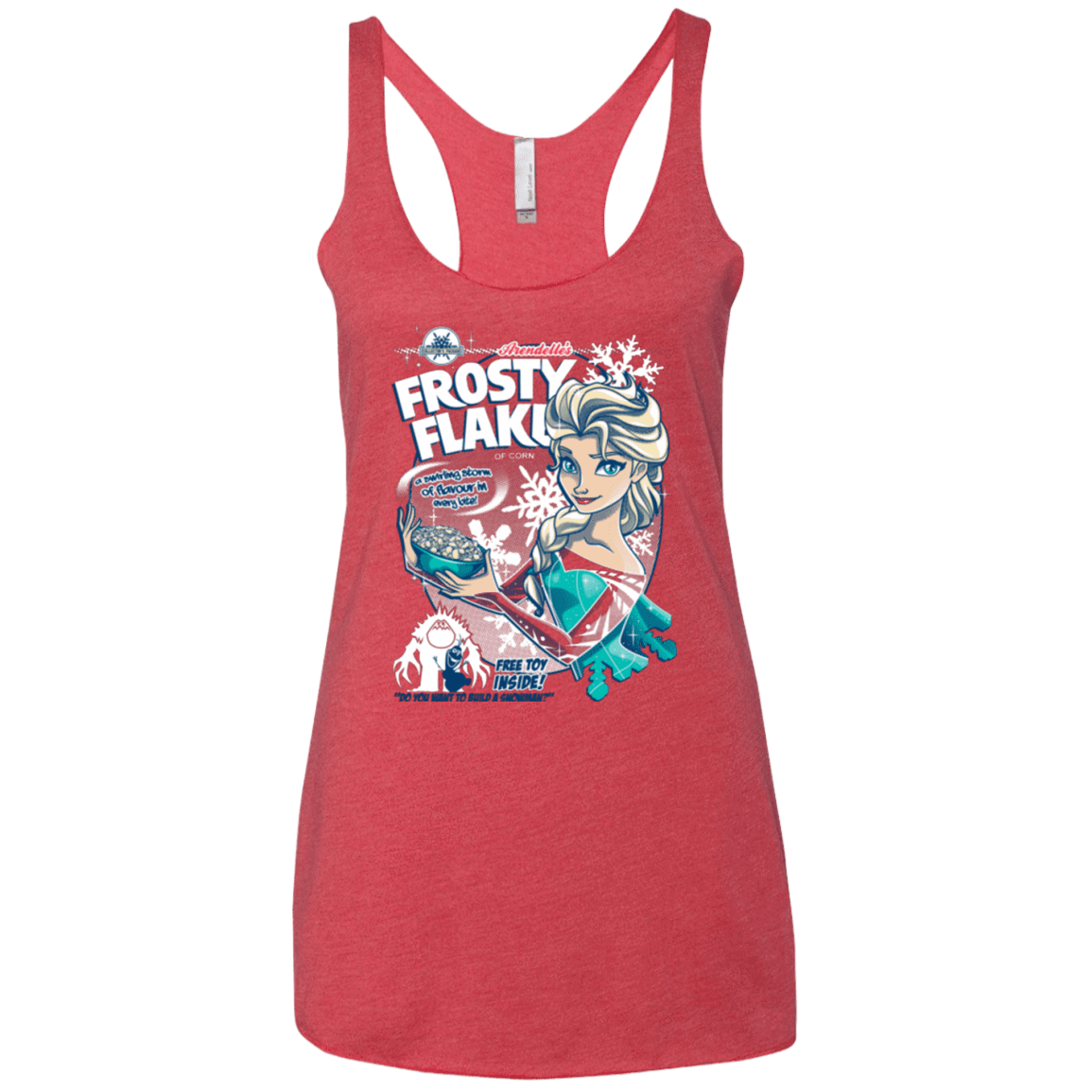 T-Shirts Vintage Red / X-Small Frosty Flakes Women's Triblend Racerback Tank