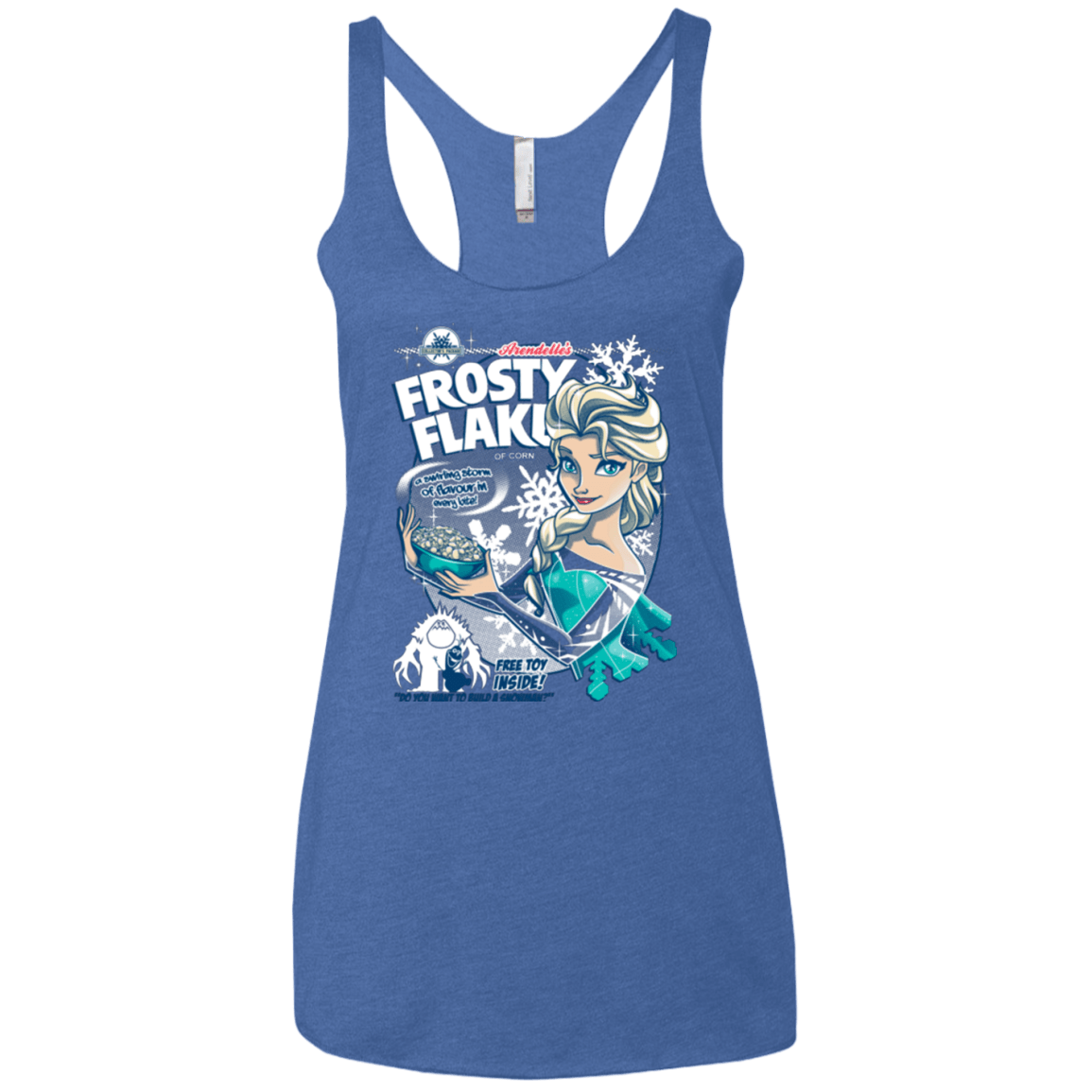 T-Shirts Vintage Royal / X-Small Frosty Flakes Women's Triblend Racerback Tank