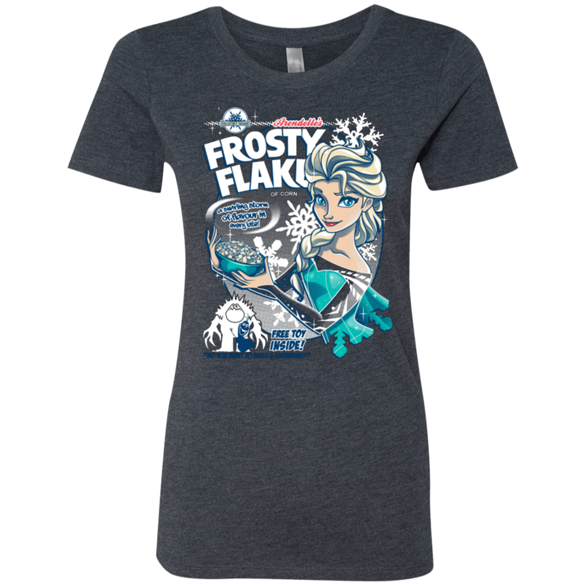 T-Shirts Vintage Navy / Small Frosty Flakes Women's Triblend T-Shirt