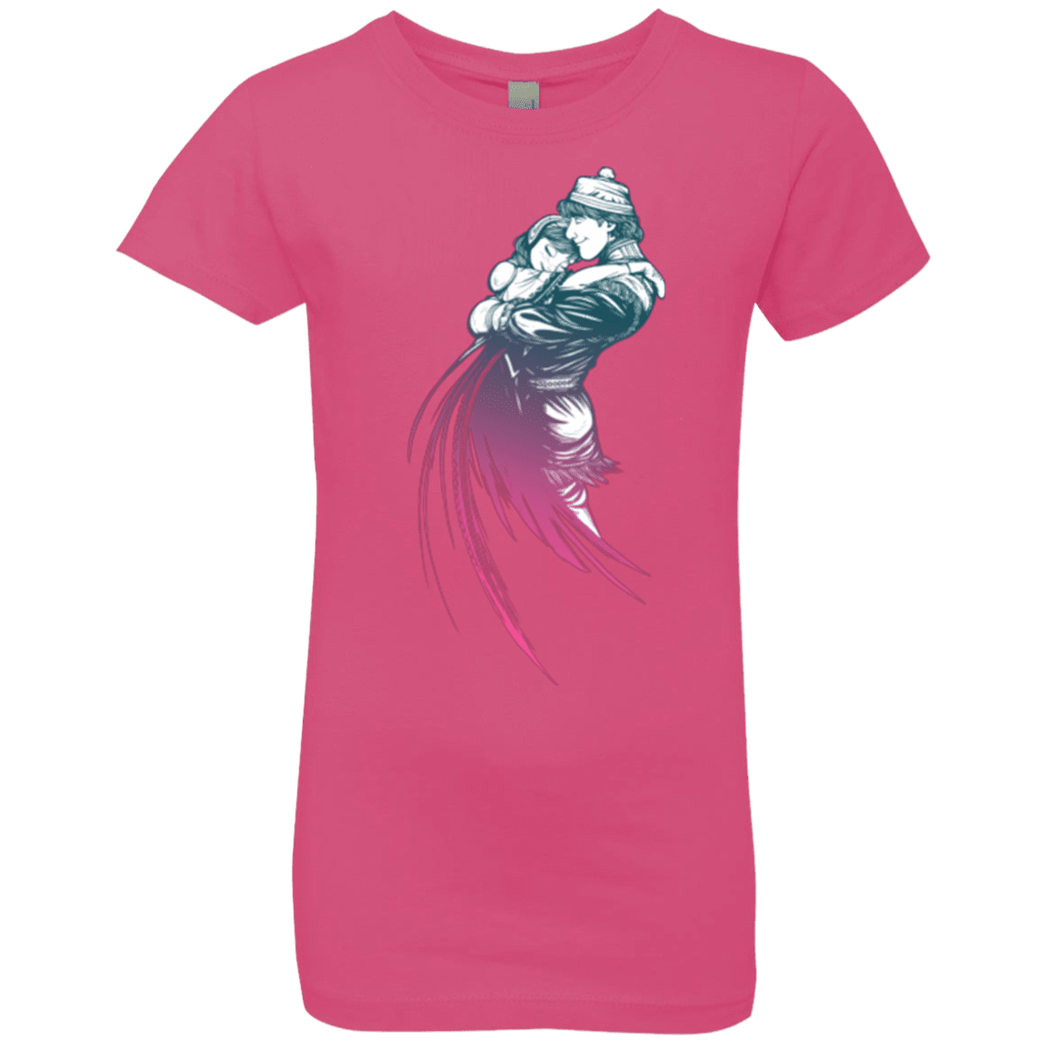 T-Shirts Hot Pink / YXS Frozen Fantasy 2 Girls Premium T-Shirt
