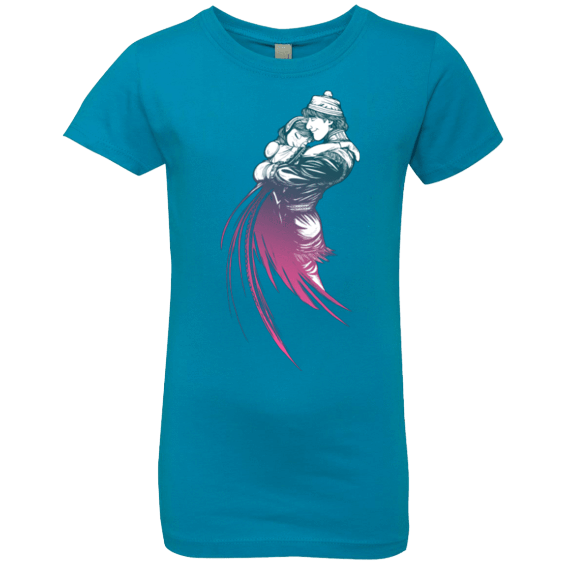 T-Shirts Turquoise / YXS Frozen Fantasy 2 Girls Premium T-Shirt