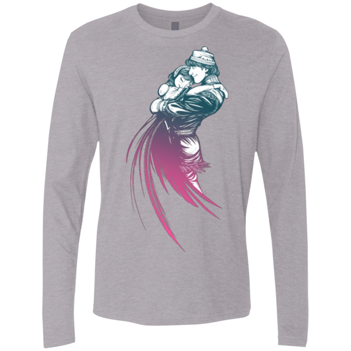 T-Shirts Heather Grey / Small Frozen Fantasy 2 Men's Premium Long Sleeve