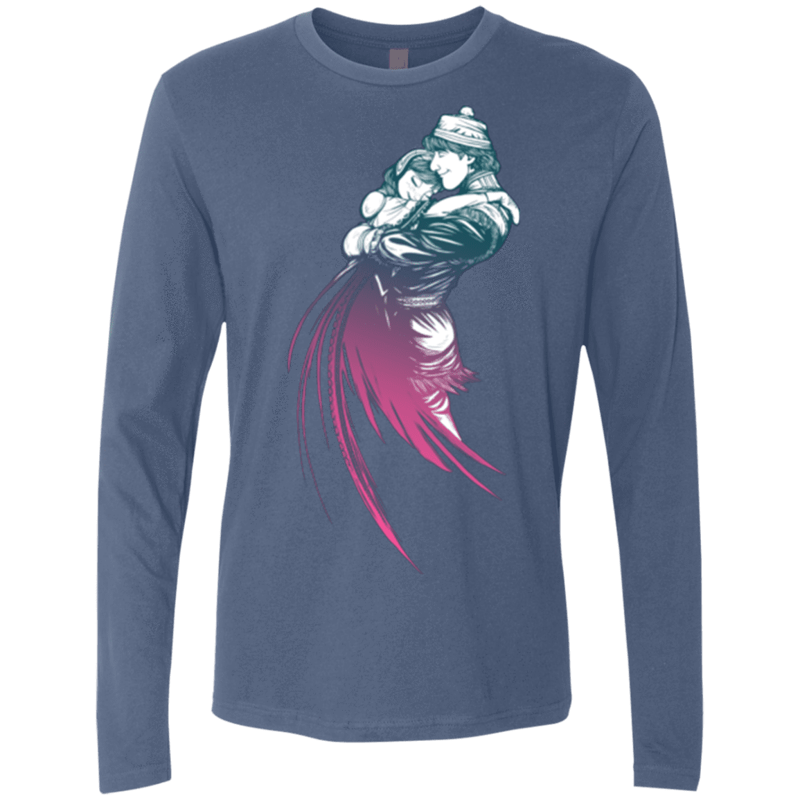 T-Shirts Indigo / Small Frozen Fantasy 2 Men's Premium Long Sleeve