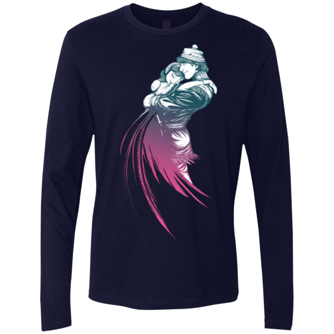 T-Shirts Midnight Navy / Small Frozen Fantasy 2 Men's Premium Long Sleeve