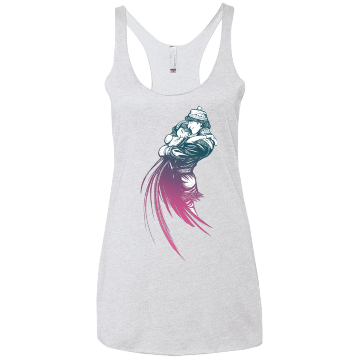 T-Shirts Heather White / X-Small Frozen Fantasy 2 Women's Triblend Racerback Tank