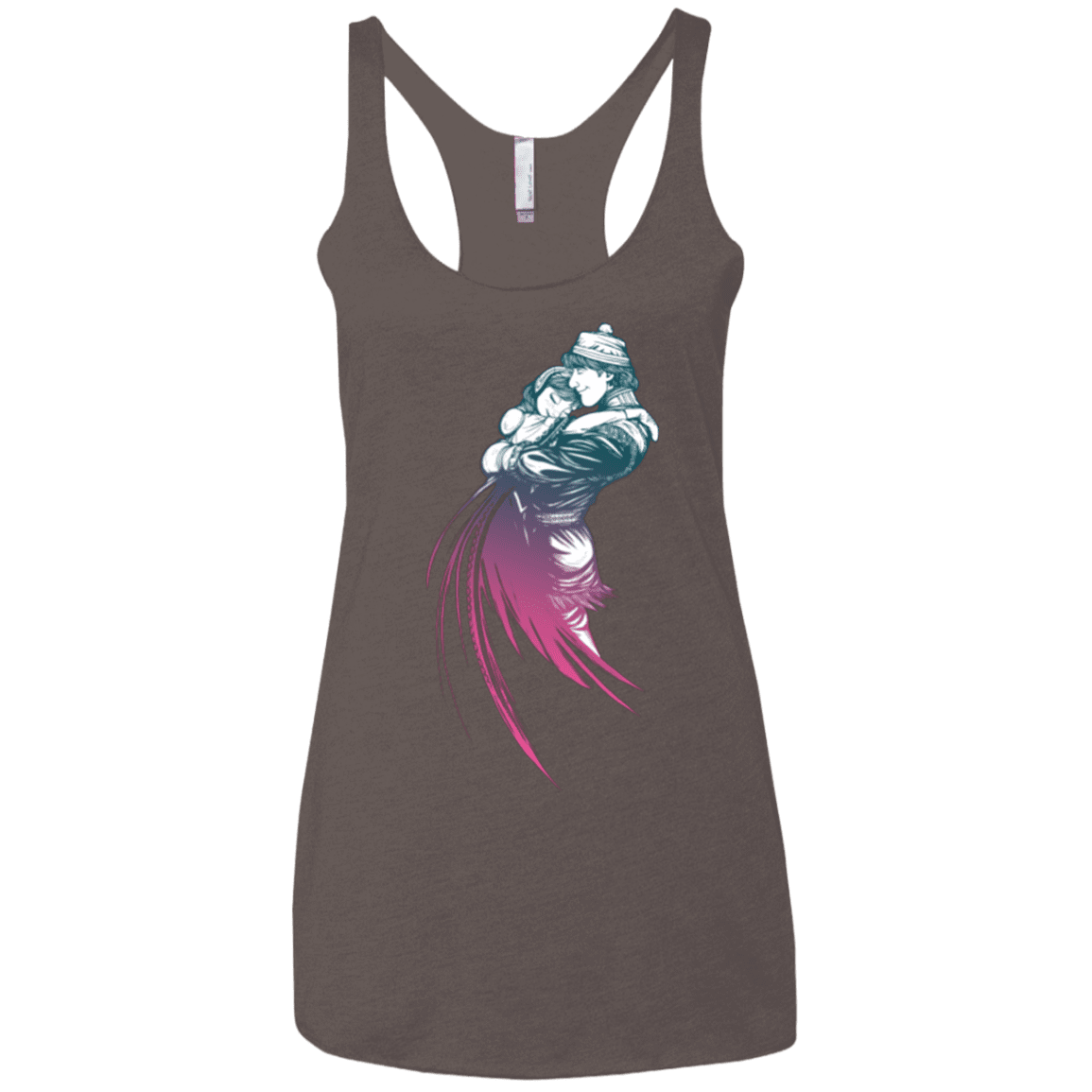 T-Shirts Macchiato / X-Small Frozen Fantasy 2 Women's Triblend Racerback Tank