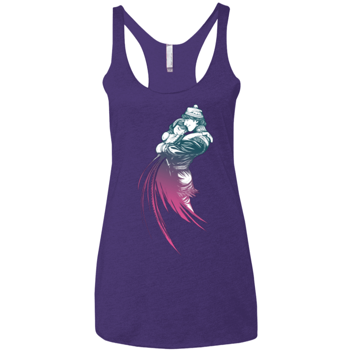 T-Shirts Purple / X-Small Frozen Fantasy 2 Women's Triblend Racerback Tank