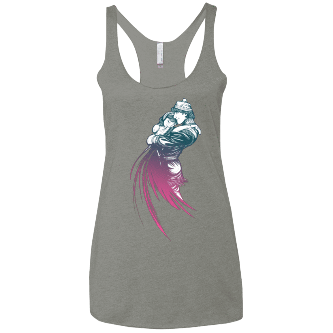 T-Shirts Venetian Grey / X-Small Frozen Fantasy 2 Women's Triblend Racerback Tank