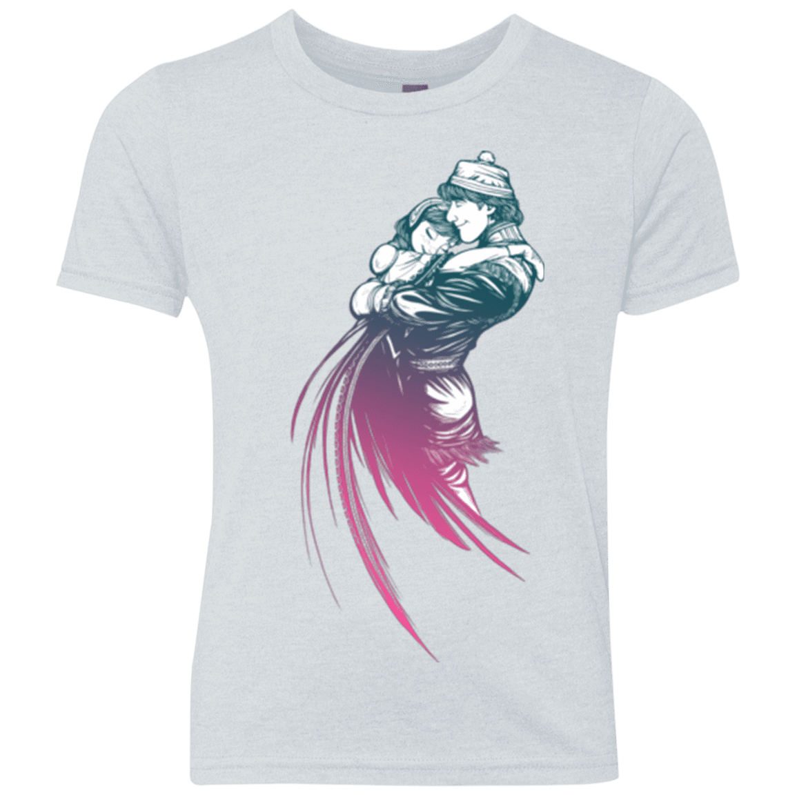 T-Shirts Heather White / YXS Frozen Fantasy 2 Youth Triblend T-Shirt