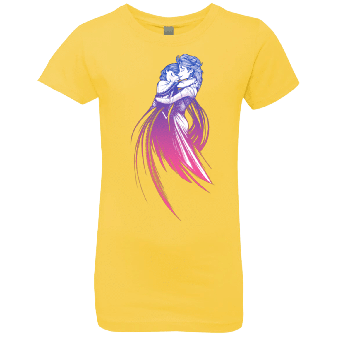 T-Shirts Vibrant Yellow / YXS Frozen Fantasy 3 Girls Premium T-Shirt