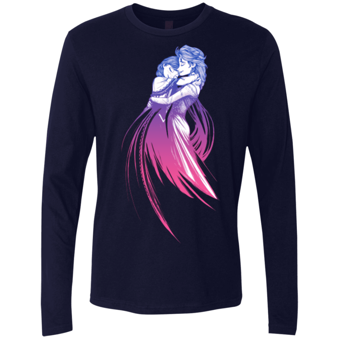 T-Shirts Midnight Navy / Small Frozen Fantasy 3 Men's Premium Long Sleeve