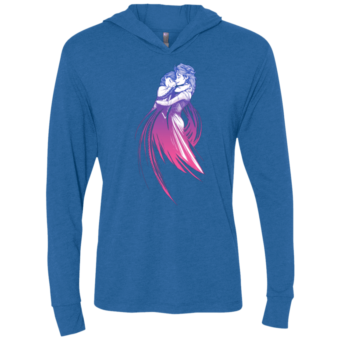 T-Shirts Vintage Royal / X-Small Frozen Fantasy 3 Triblend Long Sleeve Hoodie Tee