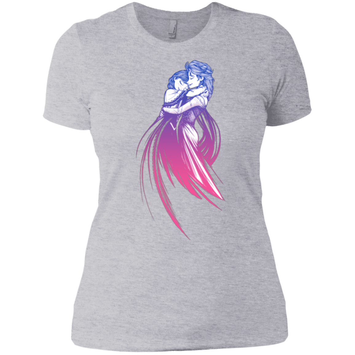T-Shirts Heather Grey / X-Small Frozen Fantasy 3 Women's Premium T-Shirt