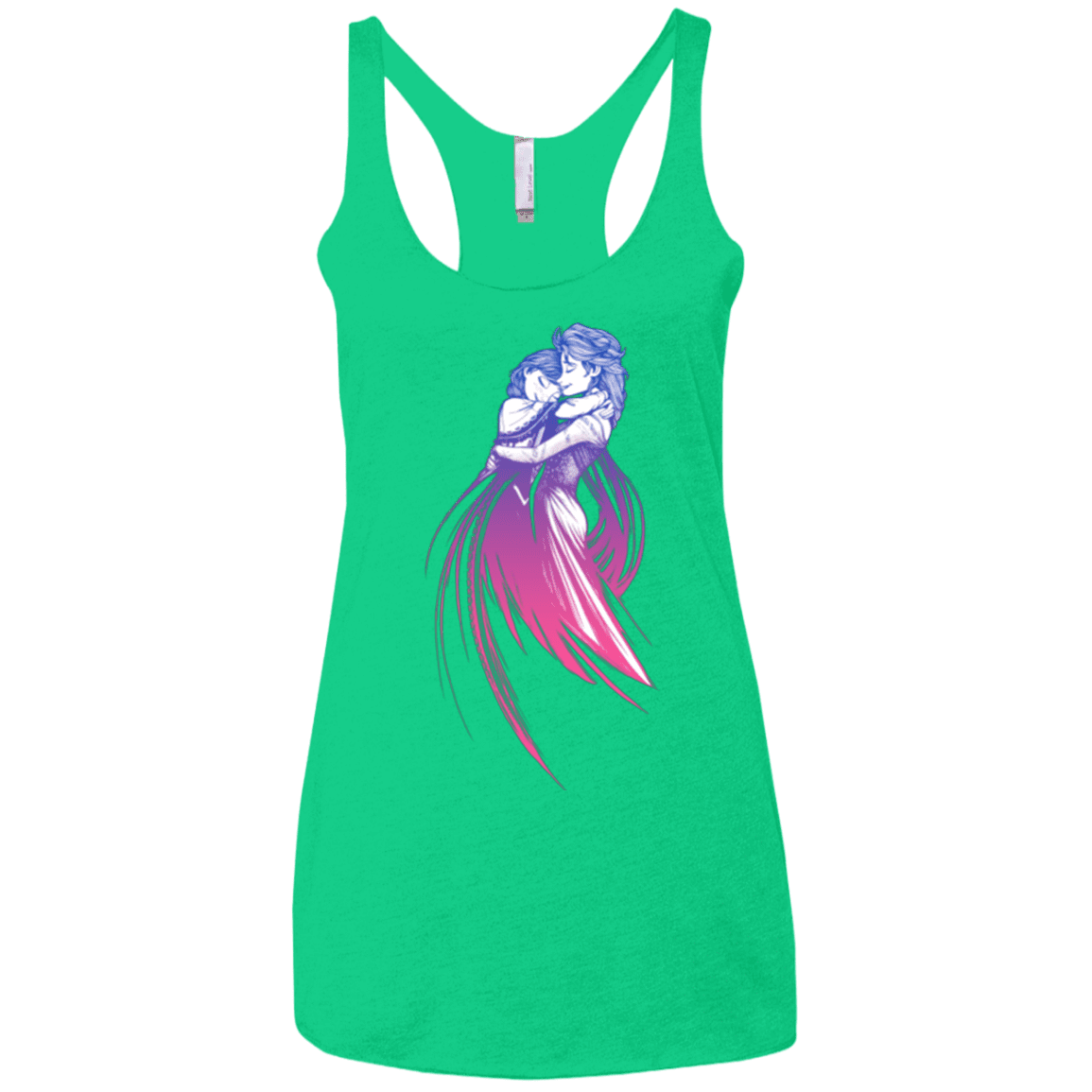 T-Shirts Envy / X-Small Frozen Fantasy 3 Women's Triblend Racerback Tank