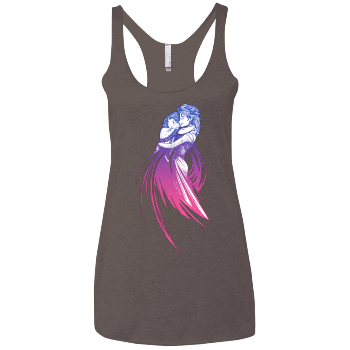 T-Shirts Macchiato / X-Small Frozen Fantasy 3 Women's Triblend Racerback Tank