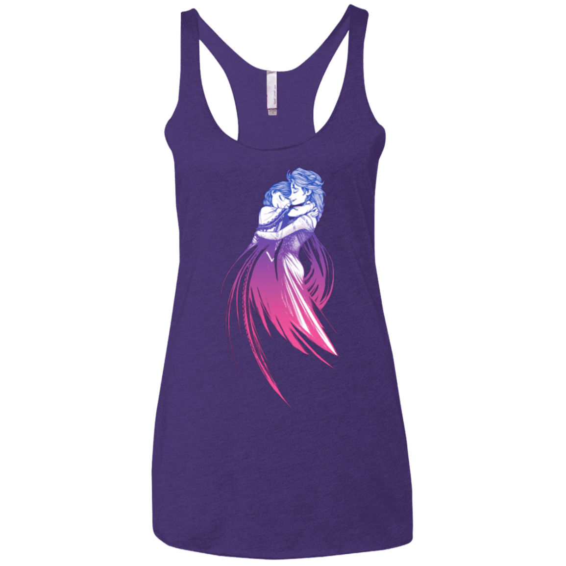 T-Shirts Purple / X-Small Frozen Fantasy 3 Women's Triblend Racerback Tank