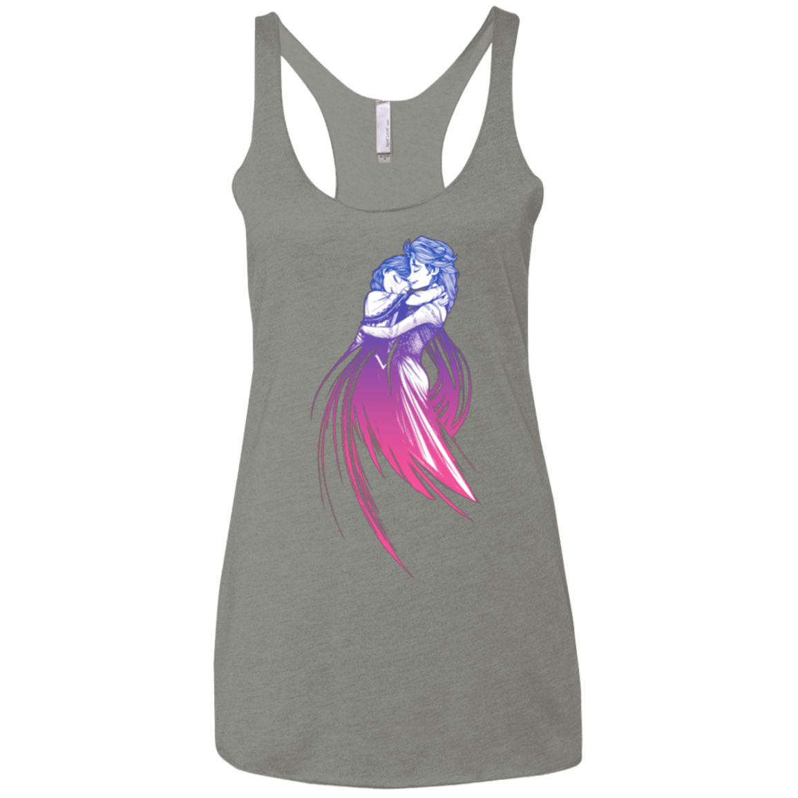 T-Shirts Venetian Grey / X-Small Frozen Fantasy 3 Women's Triblend Racerback Tank