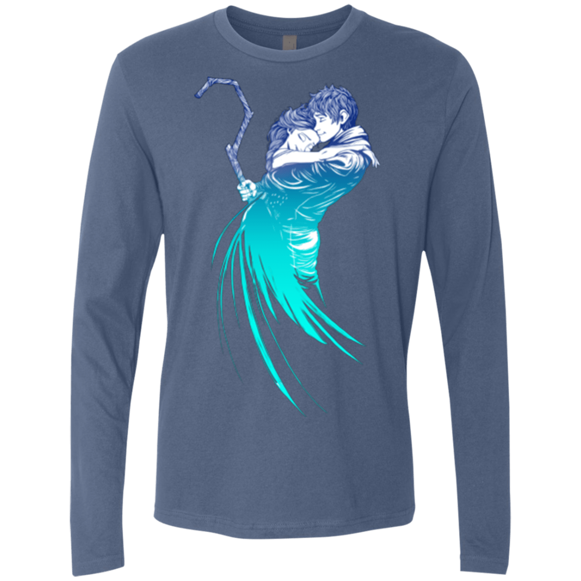 T-Shirts Indigo / Small Frozen Fantasy Men's Premium Long Sleeve