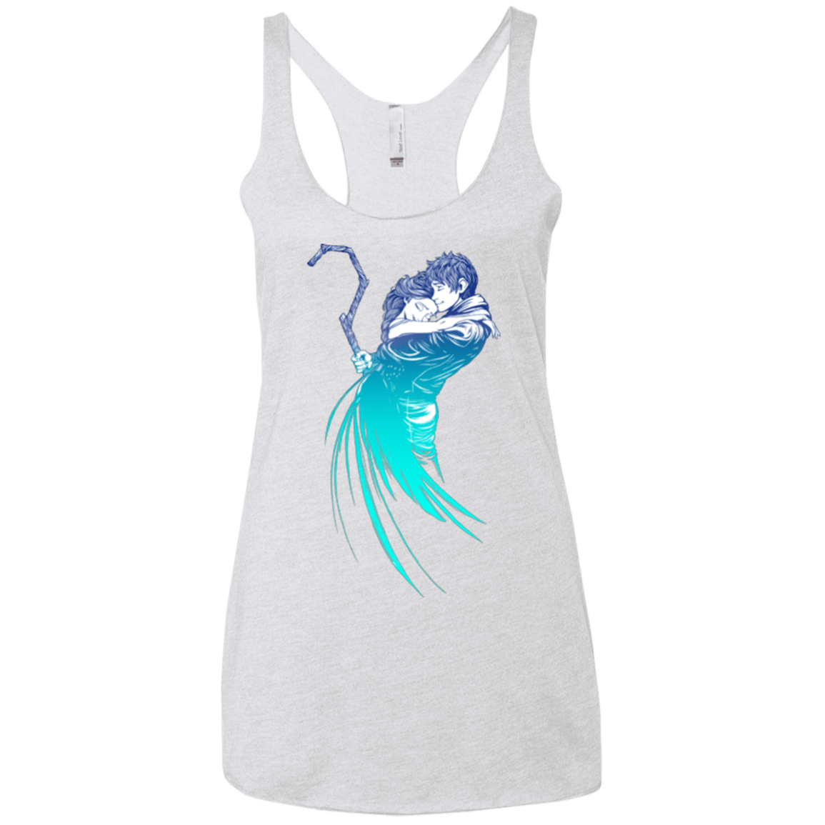 T-Shirts Heather White / X-Small Frozen Fantasy Women's Triblend Racerback Tank