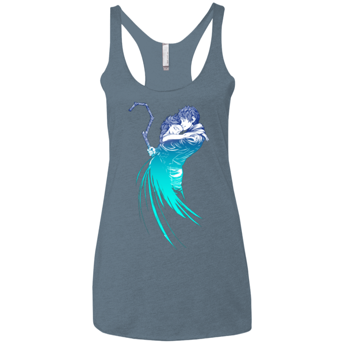 T-Shirts Indigo / X-Small Frozen Fantasy Women's Triblend Racerback Tank