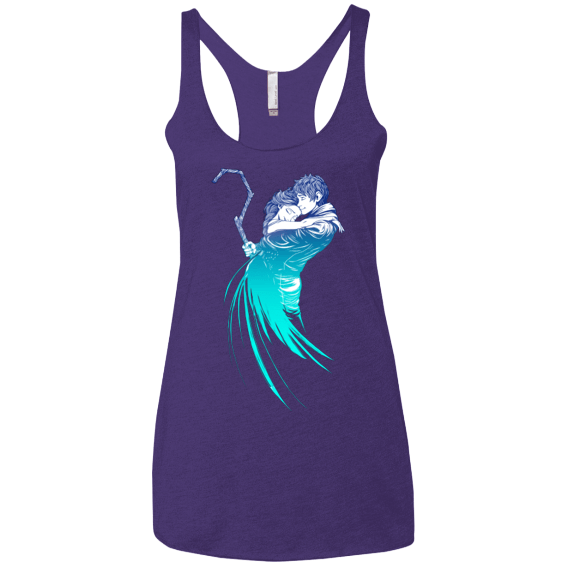 T-Shirts Purple / X-Small Frozen Fantasy Women's Triblend Racerback Tank