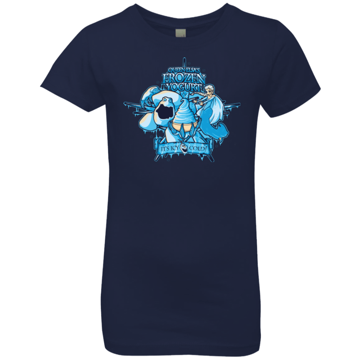 T-Shirts Midnight Navy / YXS FROZEN YOGURT Girls Premium T-Shirt