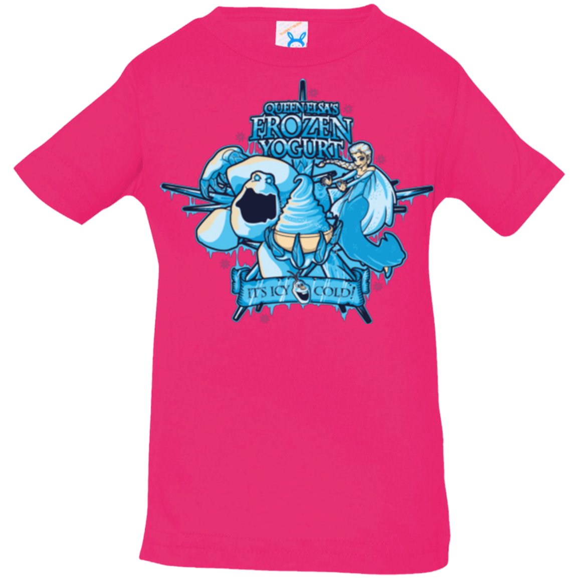 T-Shirts Hot Pink / 6 Months FROZEN YOGURT Infant PremiumT-Shirt