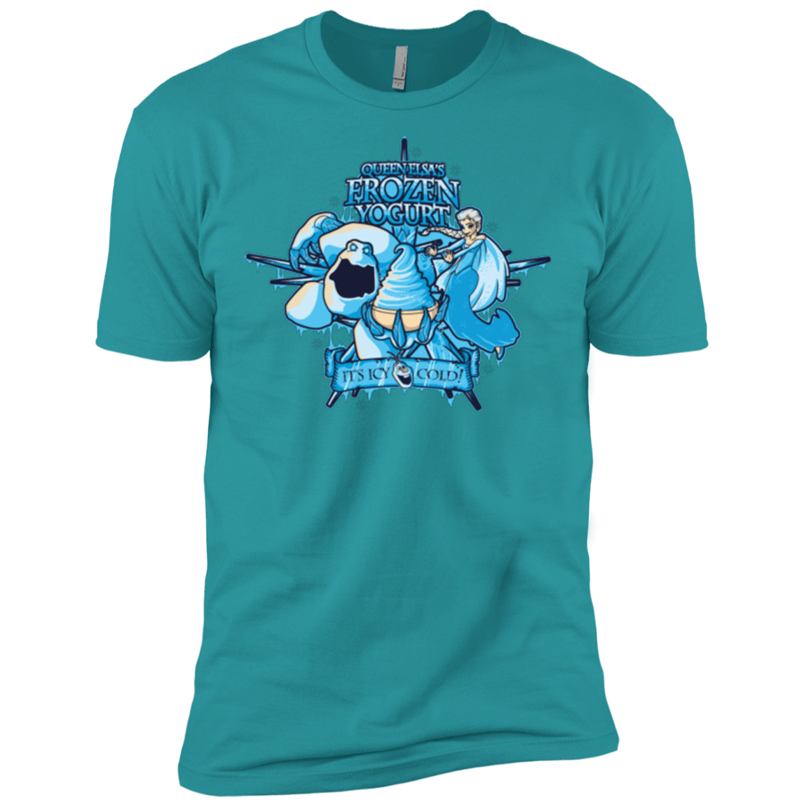 T-Shirts Tahiti Blue / X-Small FROZEN YOGURT Men's Premium T-Shirt