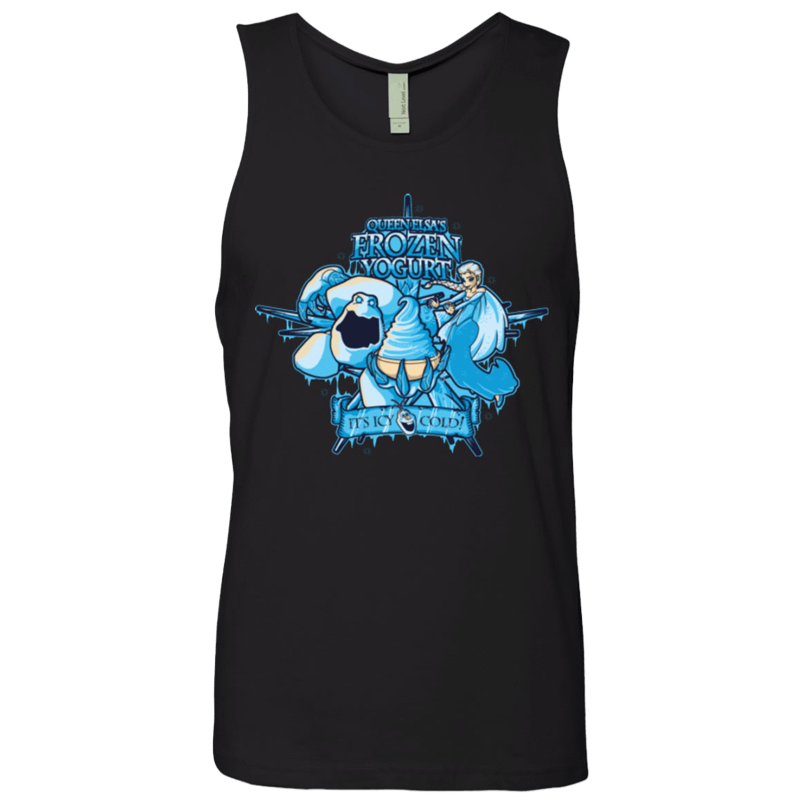 T-Shirts Black / Small FROZEN YOGURT Men's Premium Tank Top
