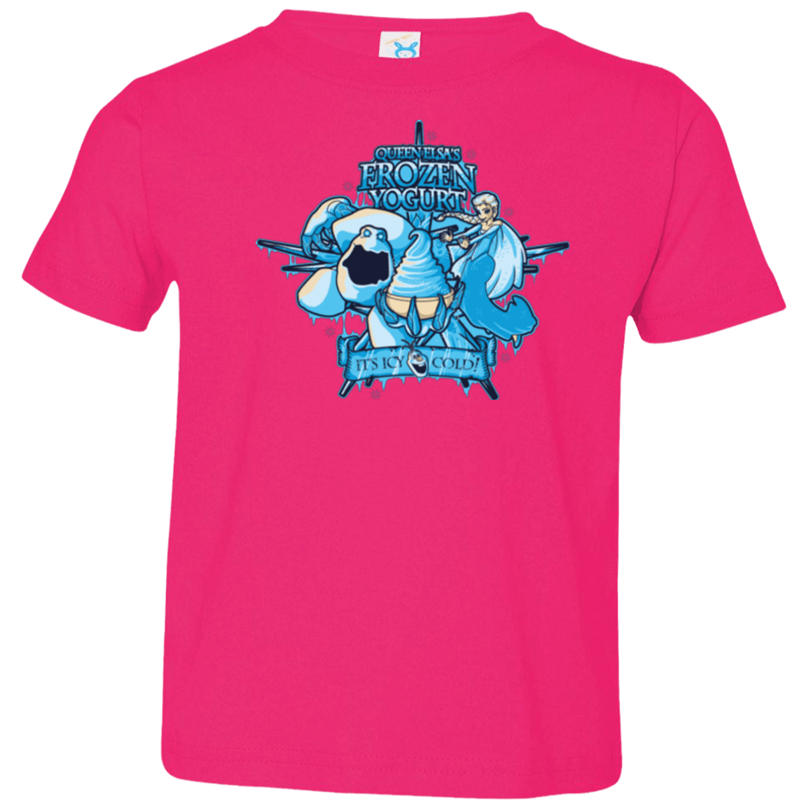 T-Shirts Hot Pink / 2T FROZEN YOGURT Toddler Premium T-Shirt