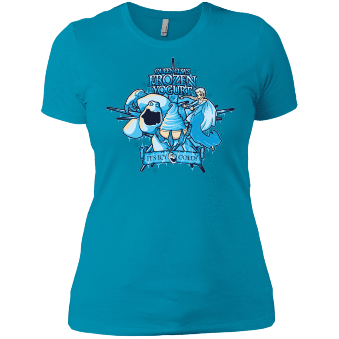 T-Shirts Turquoise / X-Small FROZEN YOGURT Women's Premium T-Shirt