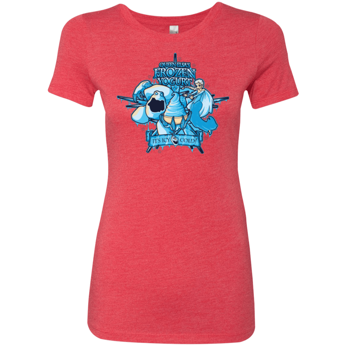 T-Shirts Vintage Red / Small FROZEN YOGURT Women's Triblend T-Shirt