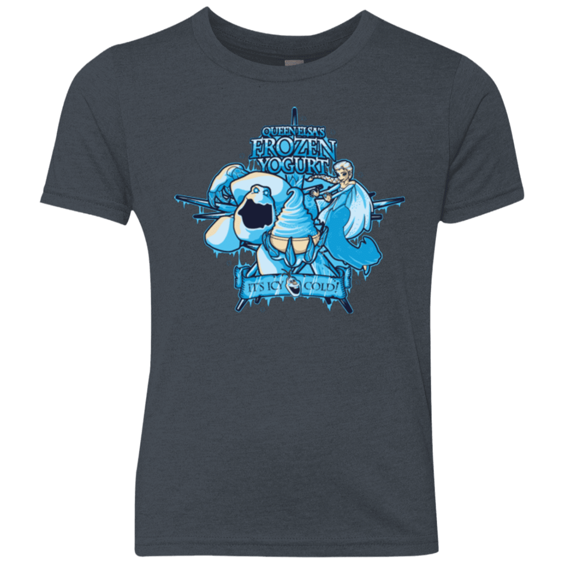 T-Shirts Vintage Navy / YXS FROZEN YOGURT Youth Triblend T-Shirt