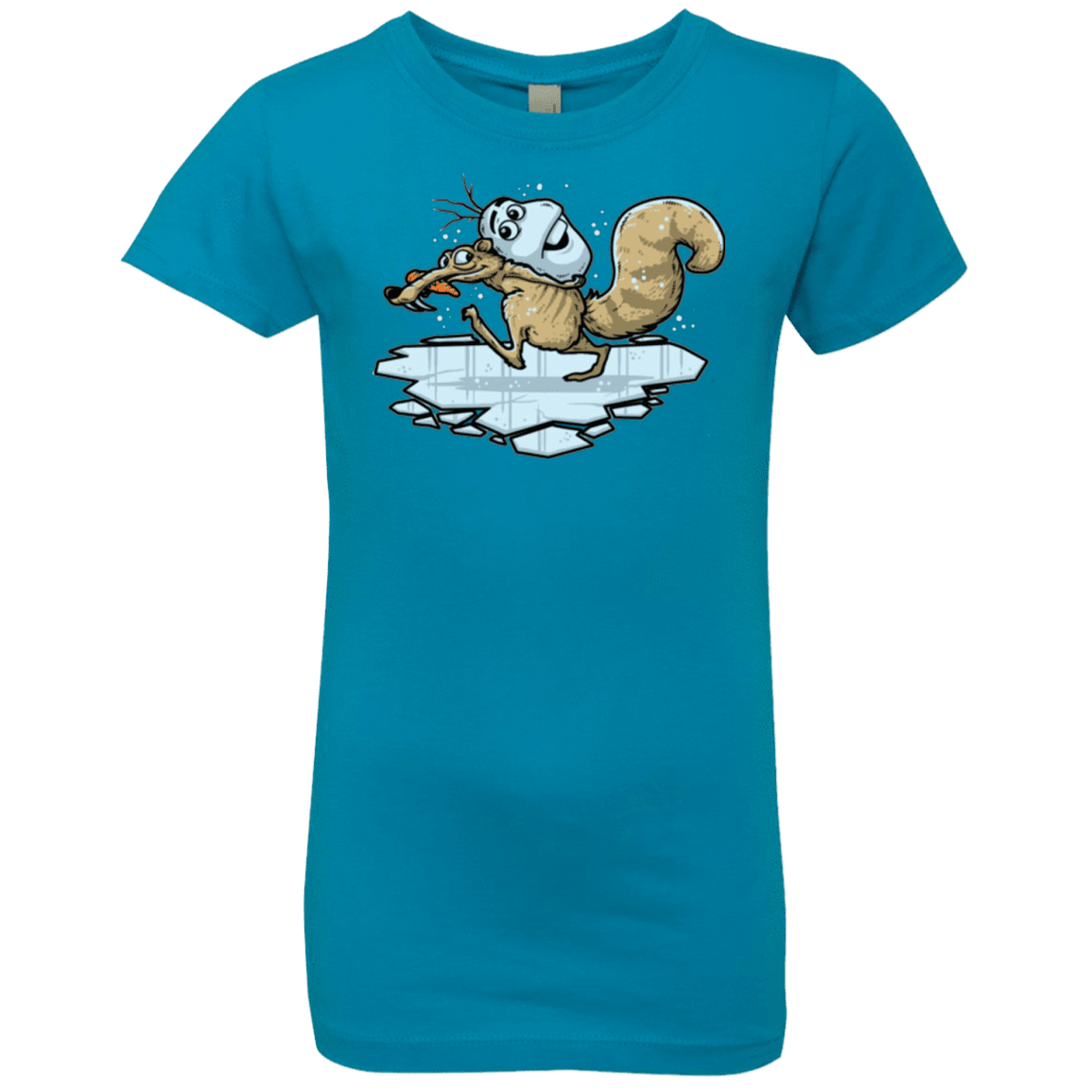 T-Shirts Turquoise / YXS FROZENAGE Girls Premium T-Shirt