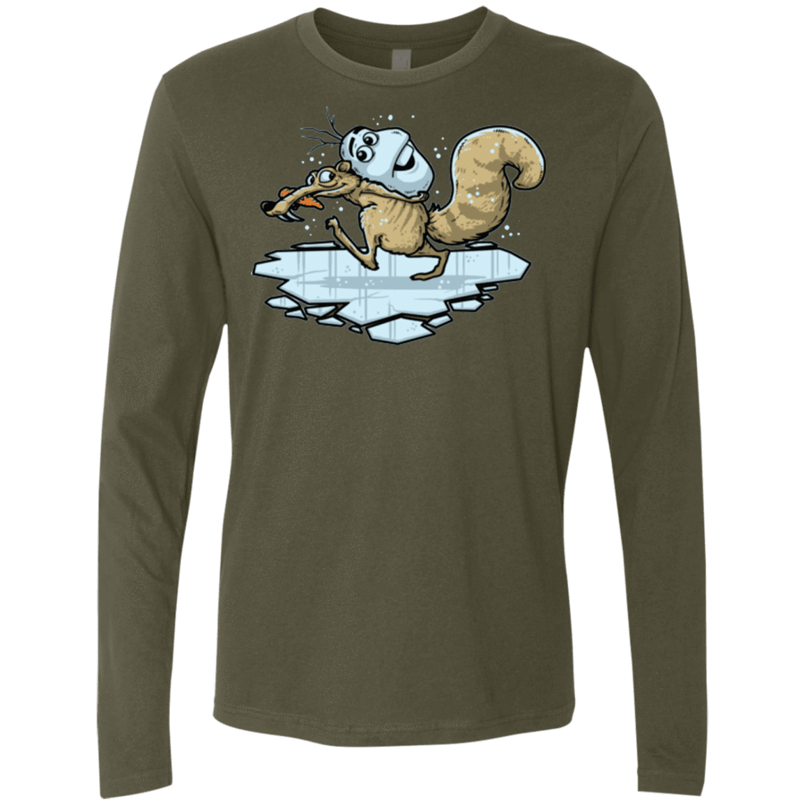 T-Shirts Military Green / Small FROZENAGE Men's Premium Long Sleeve