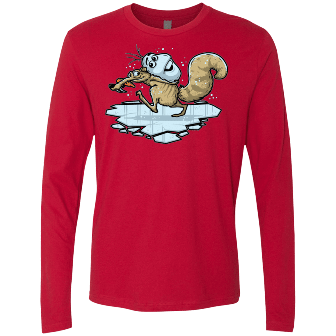 T-Shirts Red / Small FROZENAGE Men's Premium Long Sleeve
