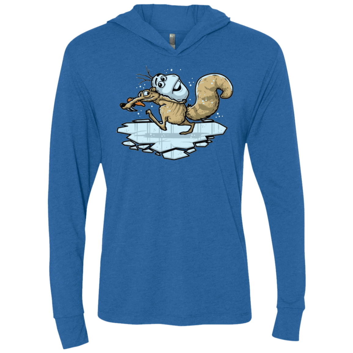 T-Shirts Vintage Royal / X-Small FROZENAGE Triblend Long Sleeve Hoodie Tee