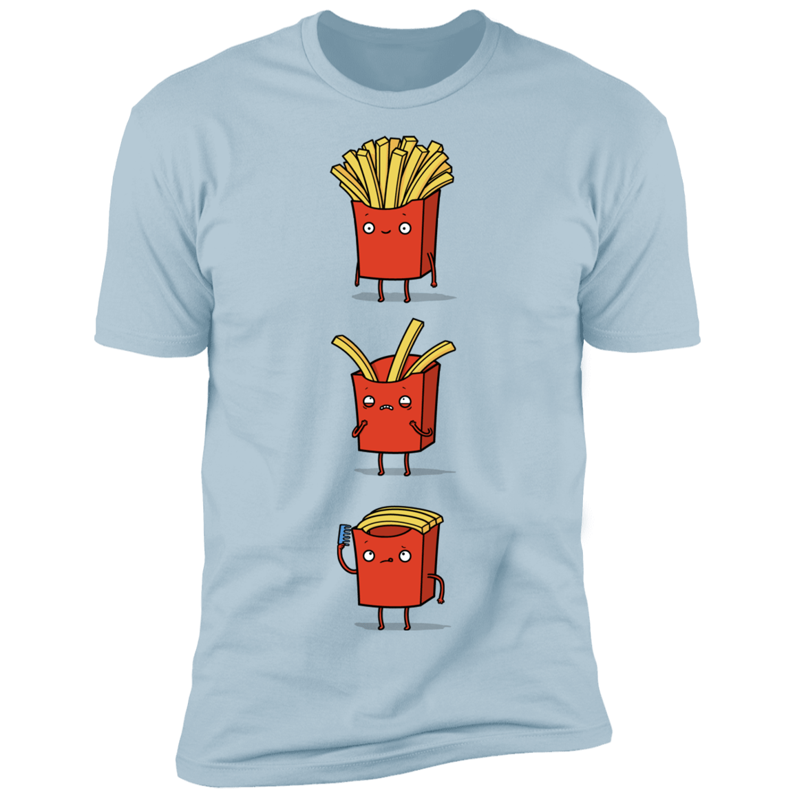 T-Shirts Light Blue / S Fry Loss Men's Premium T-Shirt