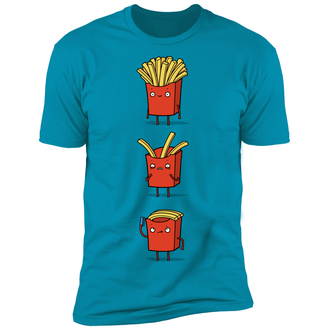 T-Shirts Turquoise / S Fry Loss Men's Premium T-Shirt