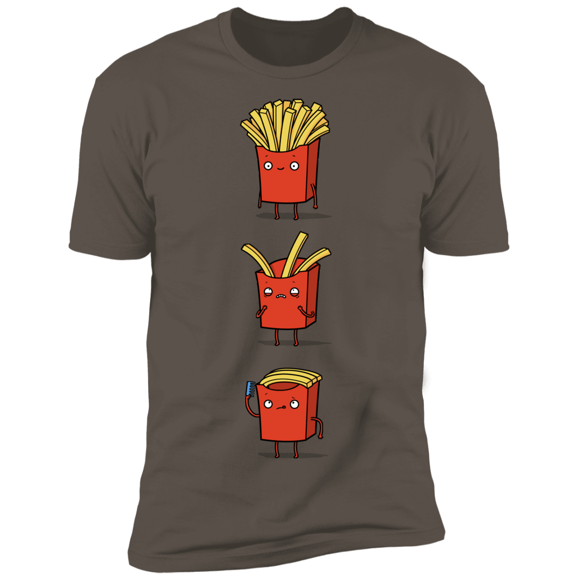 T-Shirts Warm Grey / S Fry Loss Men's Premium T-Shirt