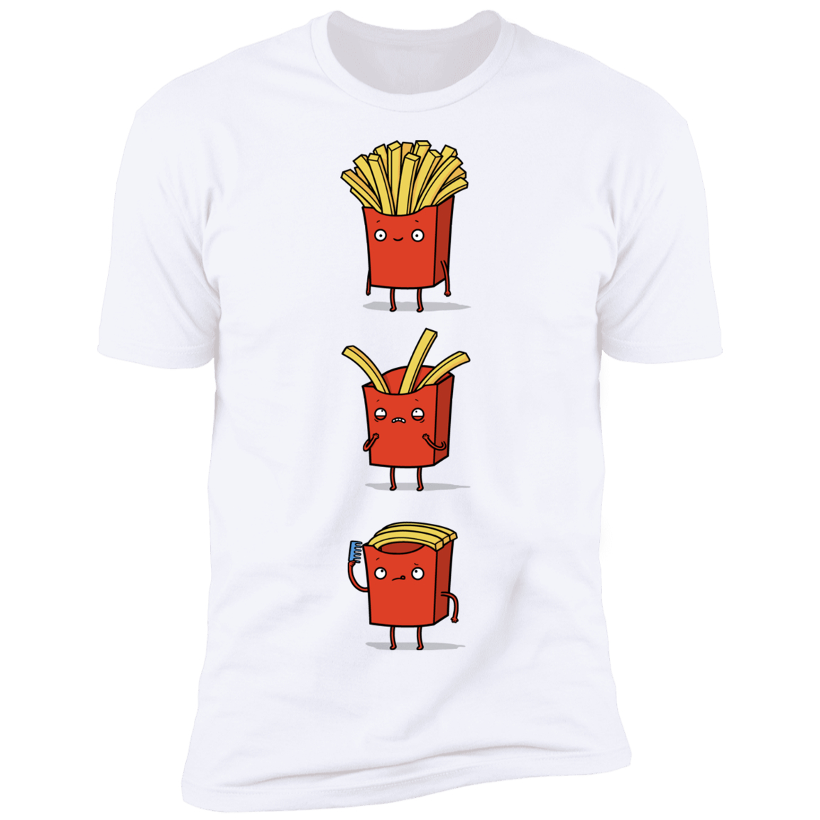 T-Shirts White / S Fry Loss Men's Premium T-Shirt