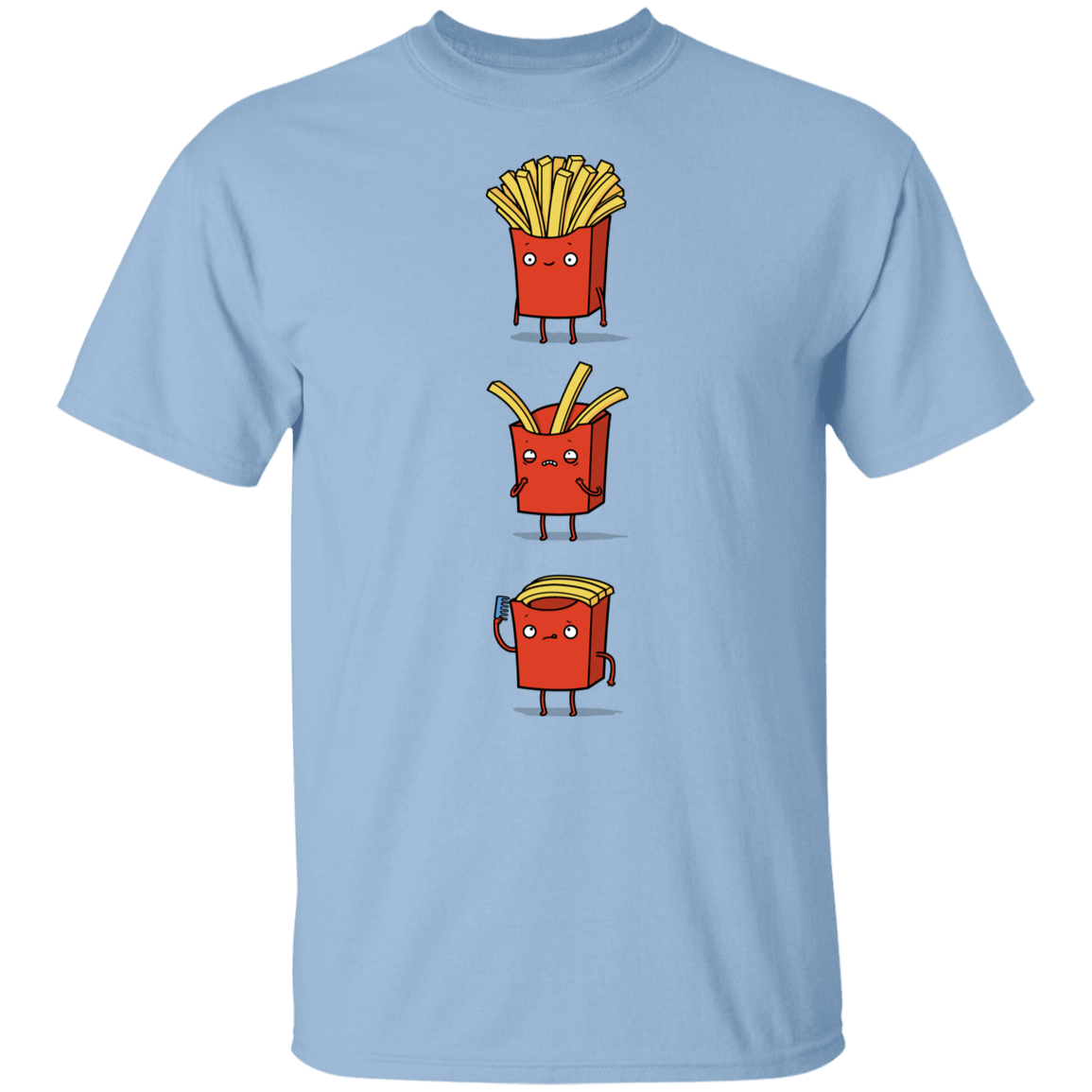 T-Shirts Light Blue / S Fry Loss T-Shirt