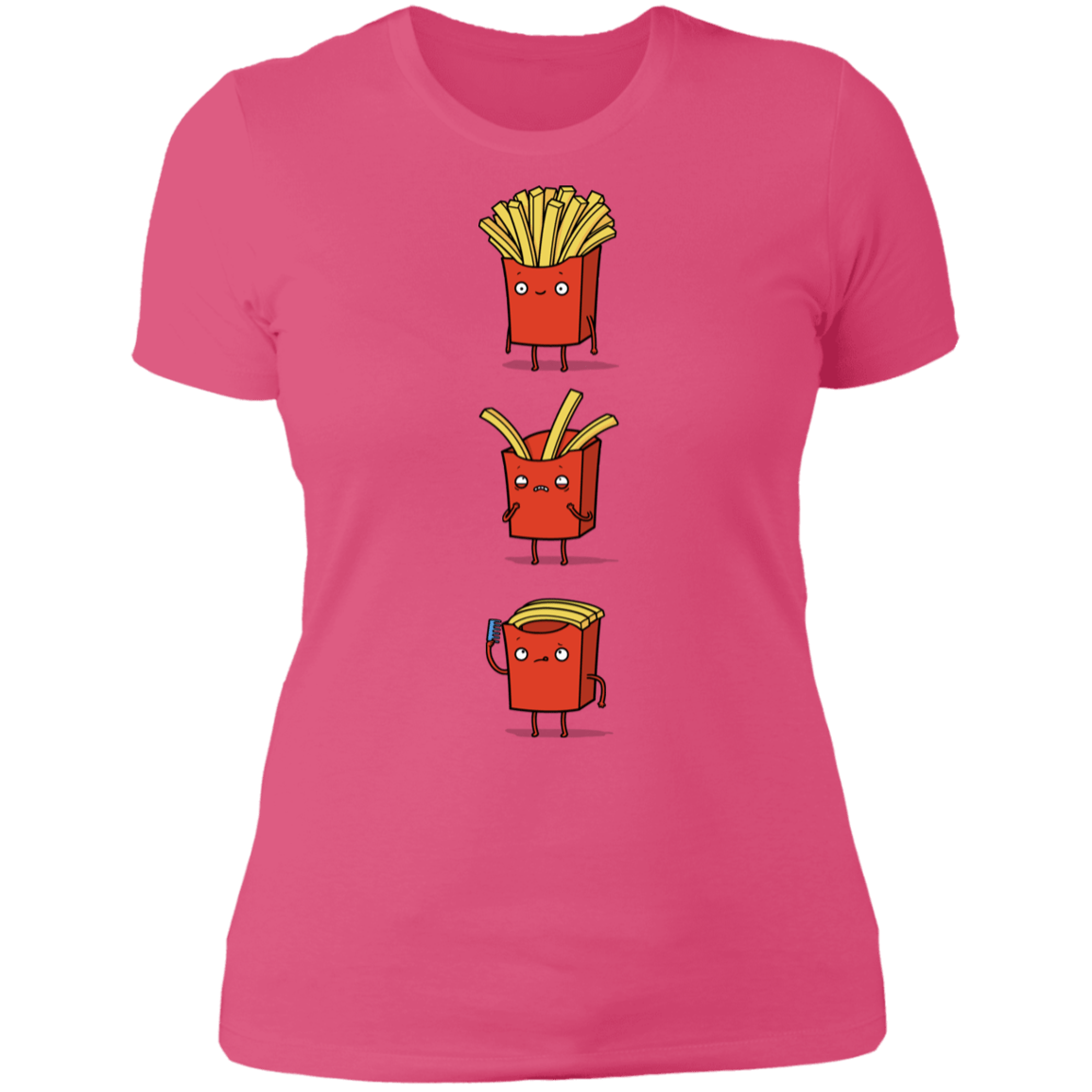 T-Shirts Hot Pink / S Fry Loss Women's Premium T-Shirt