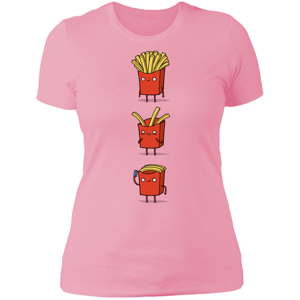 T-Shirts Light Pink / S Fry Loss Women's Premium T-Shirt