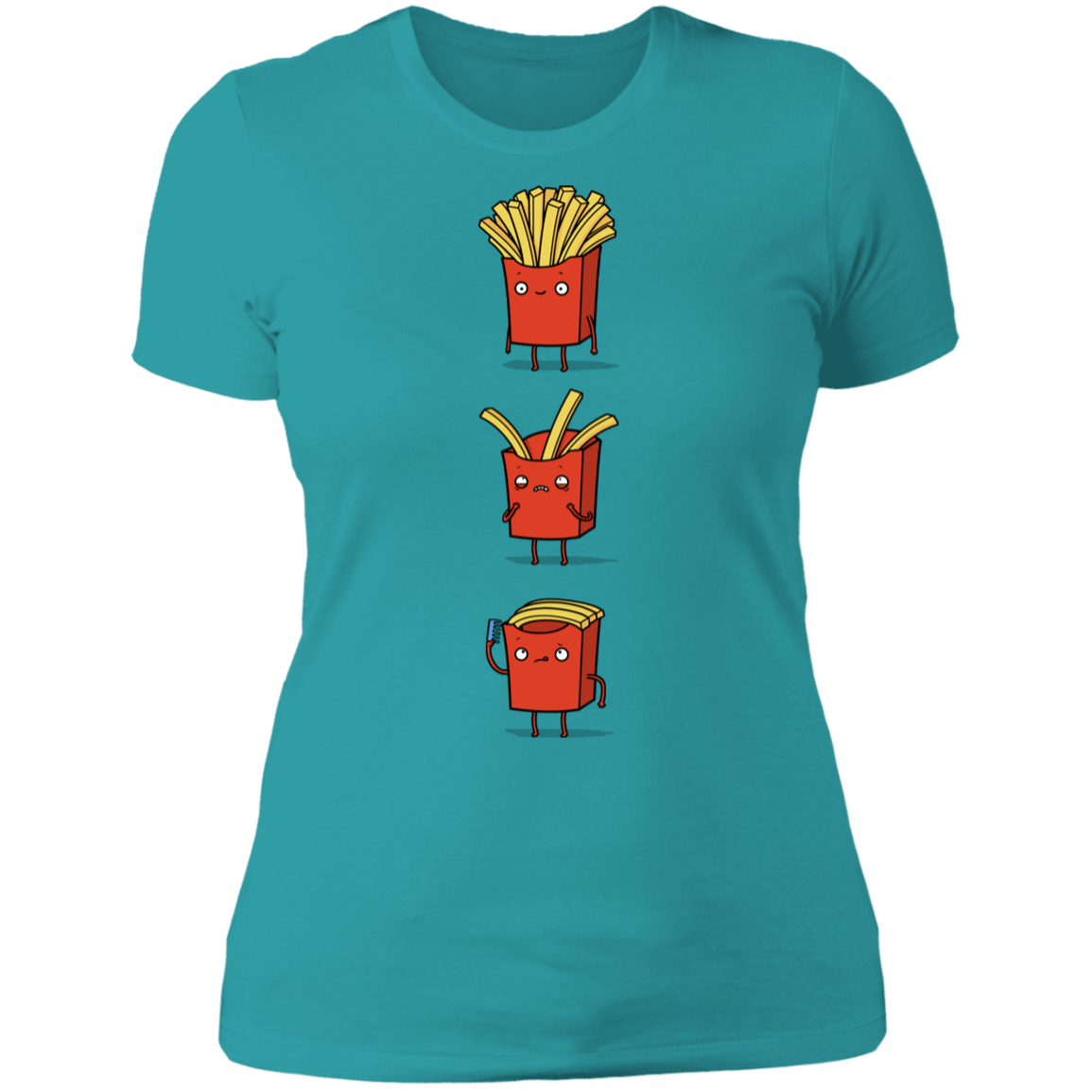 T-Shirts Tahiti Blue / S Fry Loss Women's Premium T-Shirt
