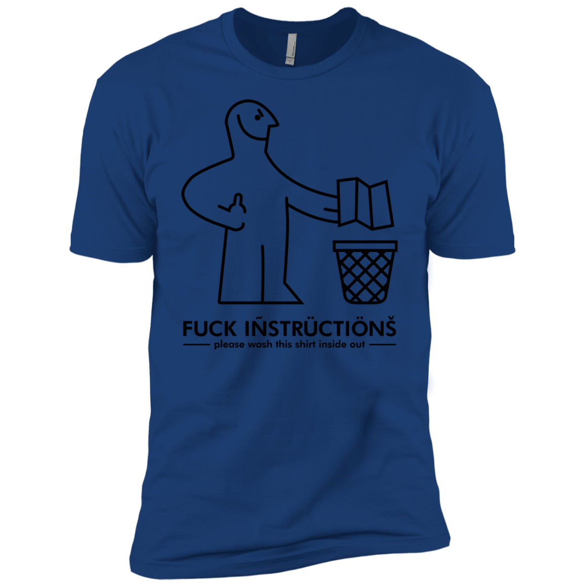 T-Shirts Royal / X-Small FuckInstructions Men's Premium T-Shirt