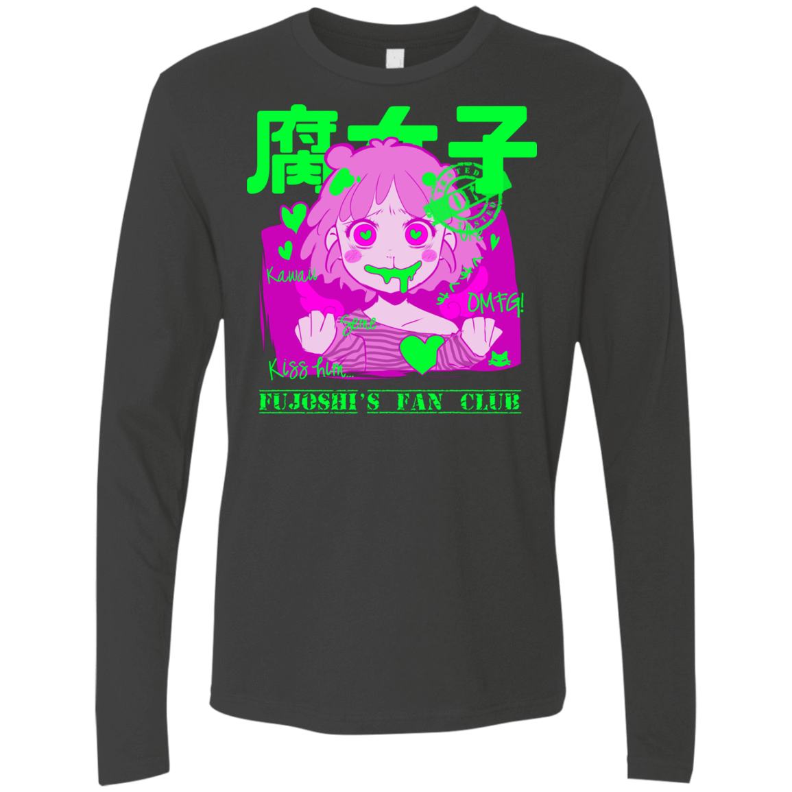 T-Shirts Heavy Metal / Small Fujoshi Men's Premium Long Sleeve