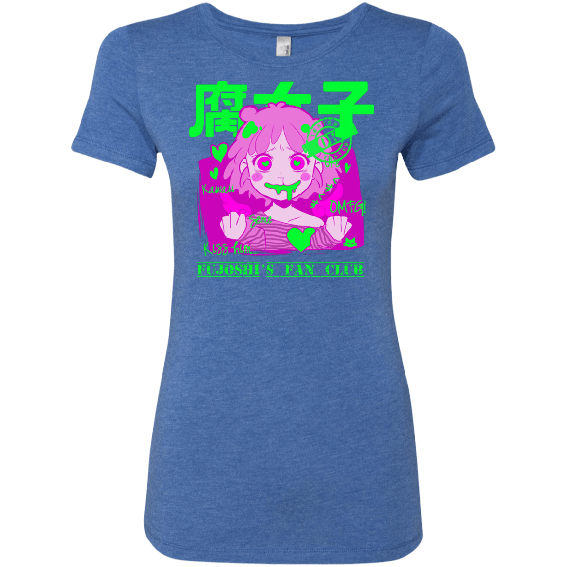 T-Shirts Vintage Royal / Small Fujoshi Women's Triblend T-Shirt