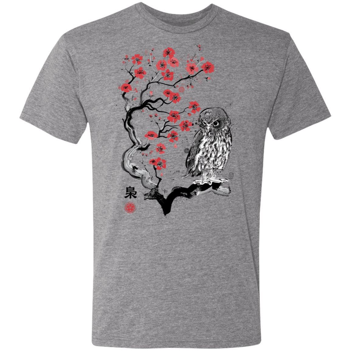 T-Shirts Premium Heather / S Fukur? sumi-e Men's Triblend T-Shirt